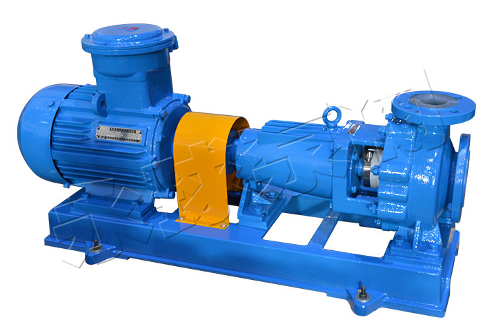 IHF襯氟化工泵正面圖 IHF襯氟化工泵正面圖