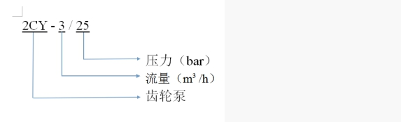 齒輪泵型號(hào)含義 齒輪泵型號(hào)含義